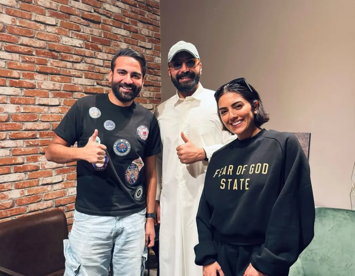 هيا عبد السلام عبد الله عبد الرضا وفؤاد علي- الصورة من صفحة الشركة المنتجة للمسلسل على إنستغرام