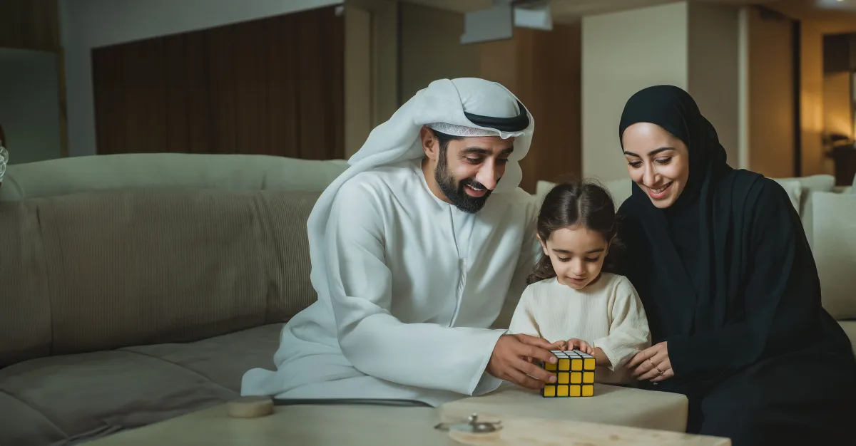 أهمية  الاستثمار في السنوات الأولى من حياة الطفل. الصورة من الموقع الرسمي لهيئة أبوظبي للطفولة المبكرة