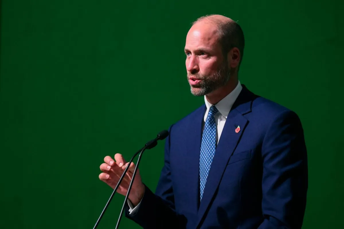 الأمير ويليام خلال قمة متحدون من أجل الحياة البرية في ريو دي جانيرو، البرازيل. Prince William during the United for Wildlife Forum in Rio de Janeiro, Brazil. مصدر الصورة: DANIEL RAMALHO / POOL / AFP