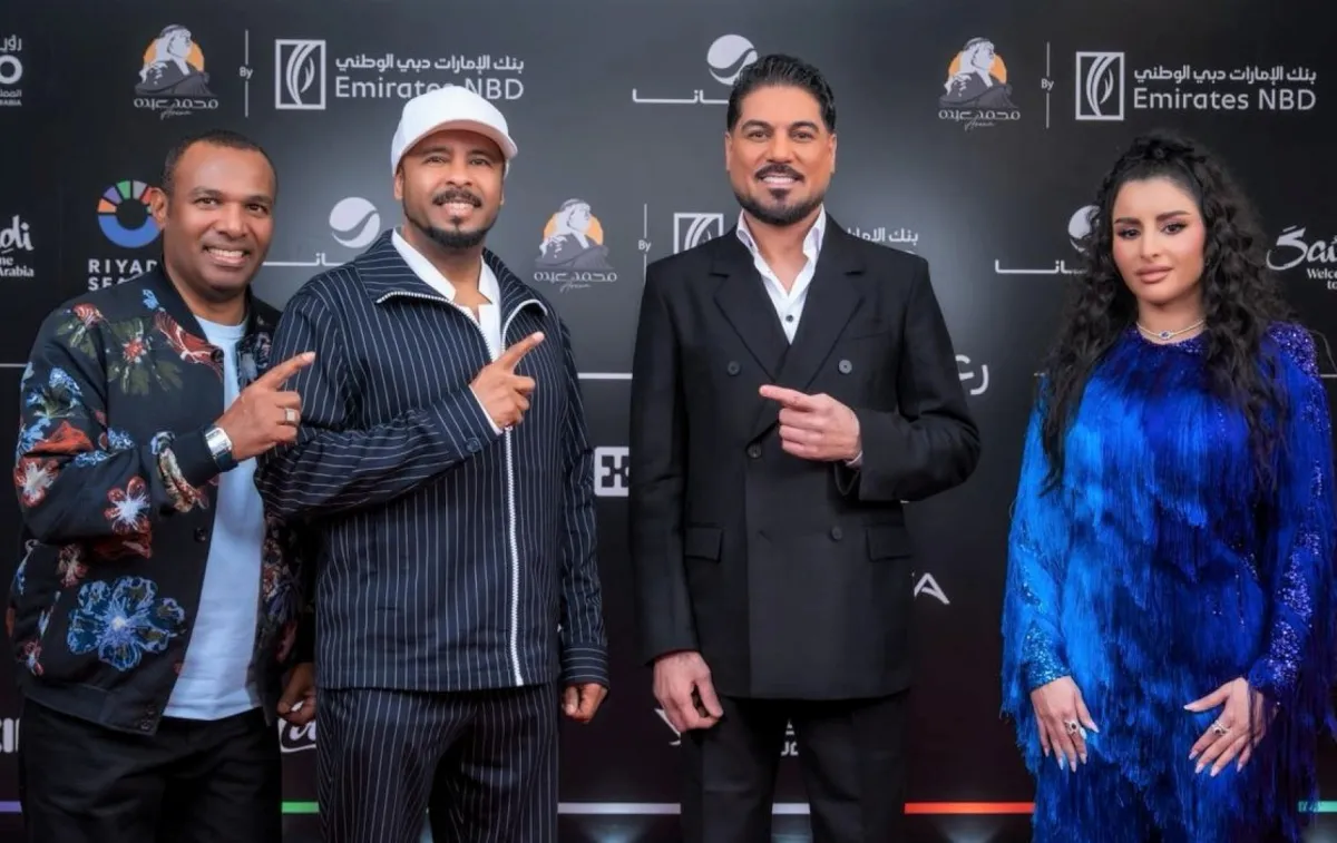 هدى الفهد ووليد الشامي وفرقة ميامي - الصورة من المركز الإعلامي لمجموعة روتانا للموسيقى