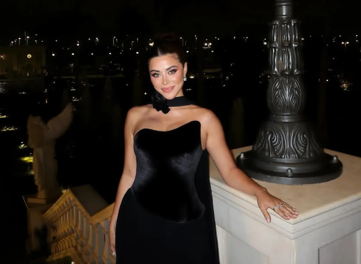 يارا السكري ترتدي من سارة أنسي- الصورة من حسابها على انستغرام