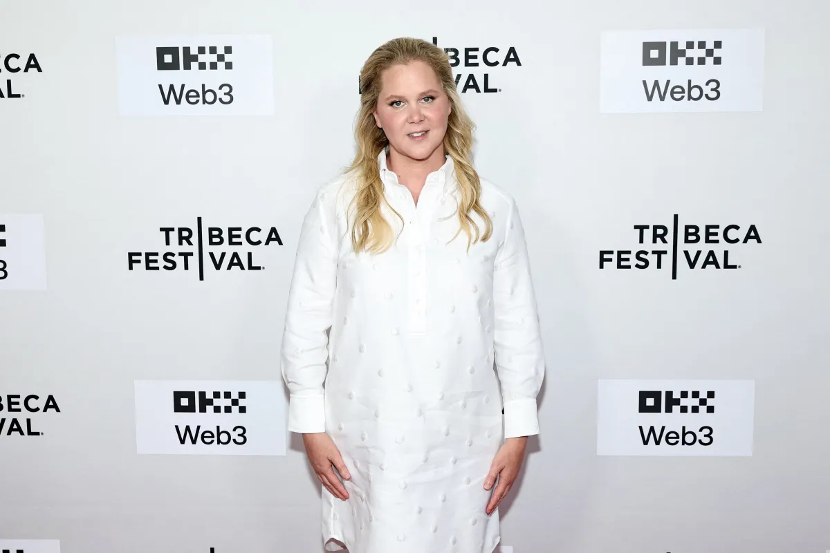إيمي شومر في نيويورك ( Amy Schumer in newyork ).مصدر الصورة: Jamie McCarthy / GETTY IMAGES NORTH AMERICA / Getty Images via AFP