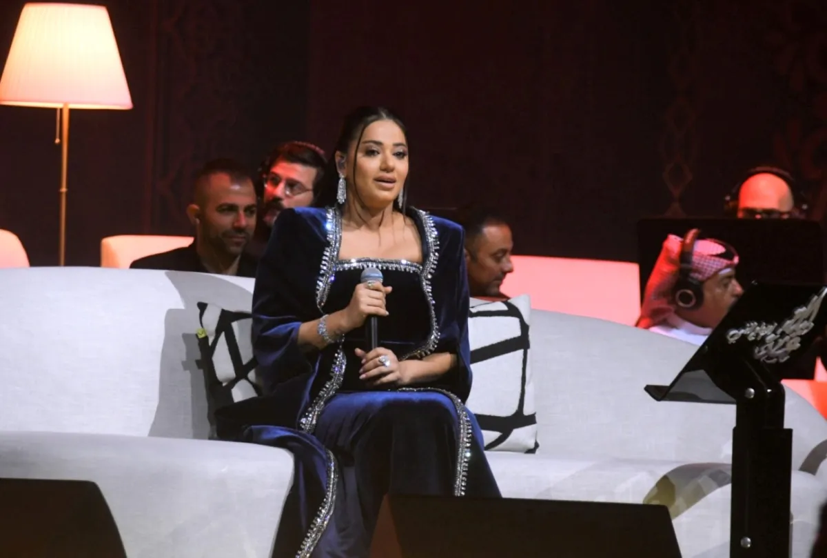 رحمة رياض- الصورة من المركز الإعلامي لشركة ليلة عمر