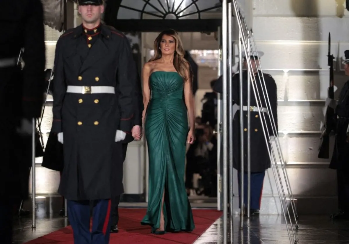 السيدة الأمريكية الأولى ميلانيا ترامب Melania Trump- (مصدر الصورة CHIP SOMODEVILLA / Getty Images via AFP)
