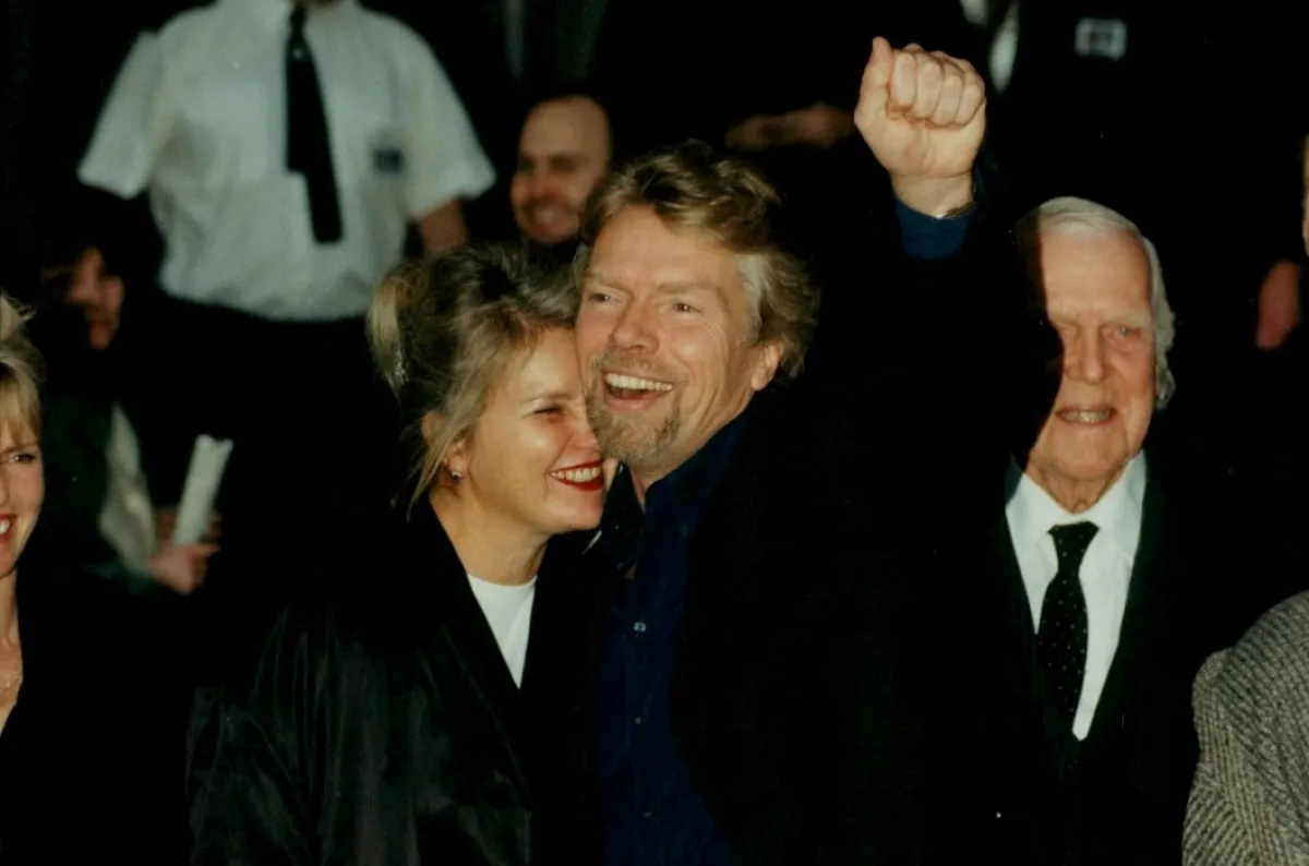 ريتشارد برانسون وزوجته جوان تمبلمان Richard Branson and Joan Templeman- الصورة من صفحته الشخصية على إنستغرام