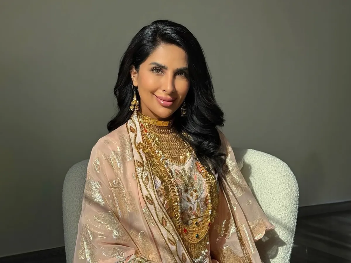 عائشة زهي بمجوهرات تراثية- الصورة من حسابها على إنستغرام