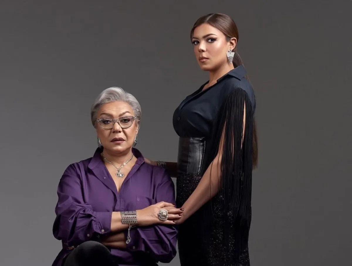 ناهد السباعي مع والدتها المنتجة ناهد فريد شوقي- الصورة من حساب ناهد السباعي على إنستغرام