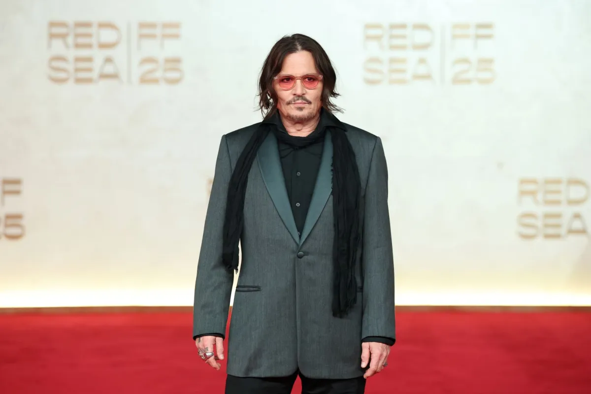 جوني ديب johnny depp من مهرجان البحر الأحمر السينمائي 2025. مصدر الصورة:  Daniele Venturelli/Getty Images for The Red Sea International Film Festival
