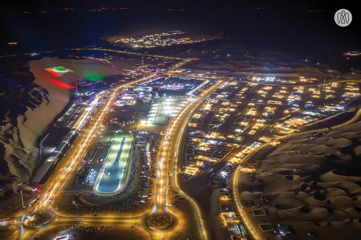انطلاق مهرجان ليوا الدولي 2026. الصورة من مكتب أبوظبي الإعلامي