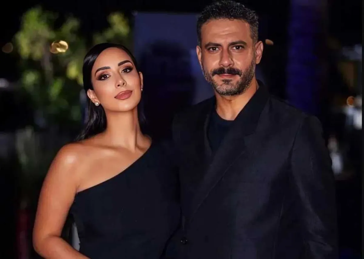 محمد فراج برفقة زوجته بسنت شوقي- الصورة من صفحة الفنانة بسنت شوقي بإنستغرام