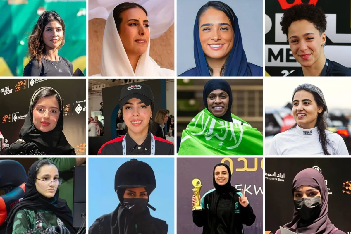إنجازات السعوديات الرياضية في 2025