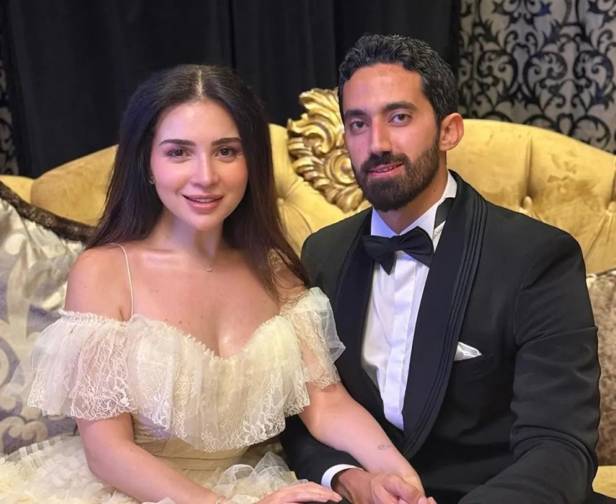 مي عز الدين وزوجها أحمد تيمور - الصورة من صفحتها على إنستغرام