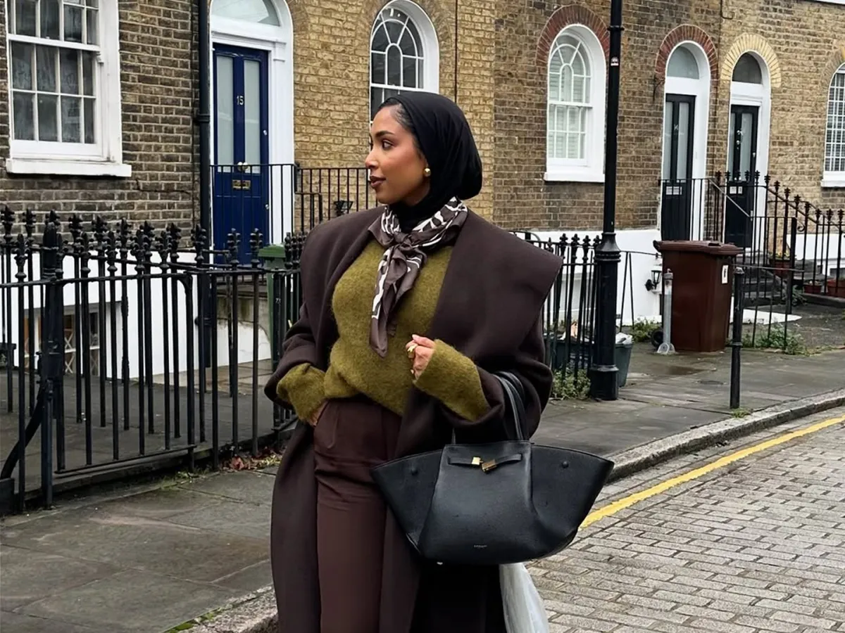 مدونة الموضة نعيمة بيجوم- الصورة من حسابها على إنستغرام