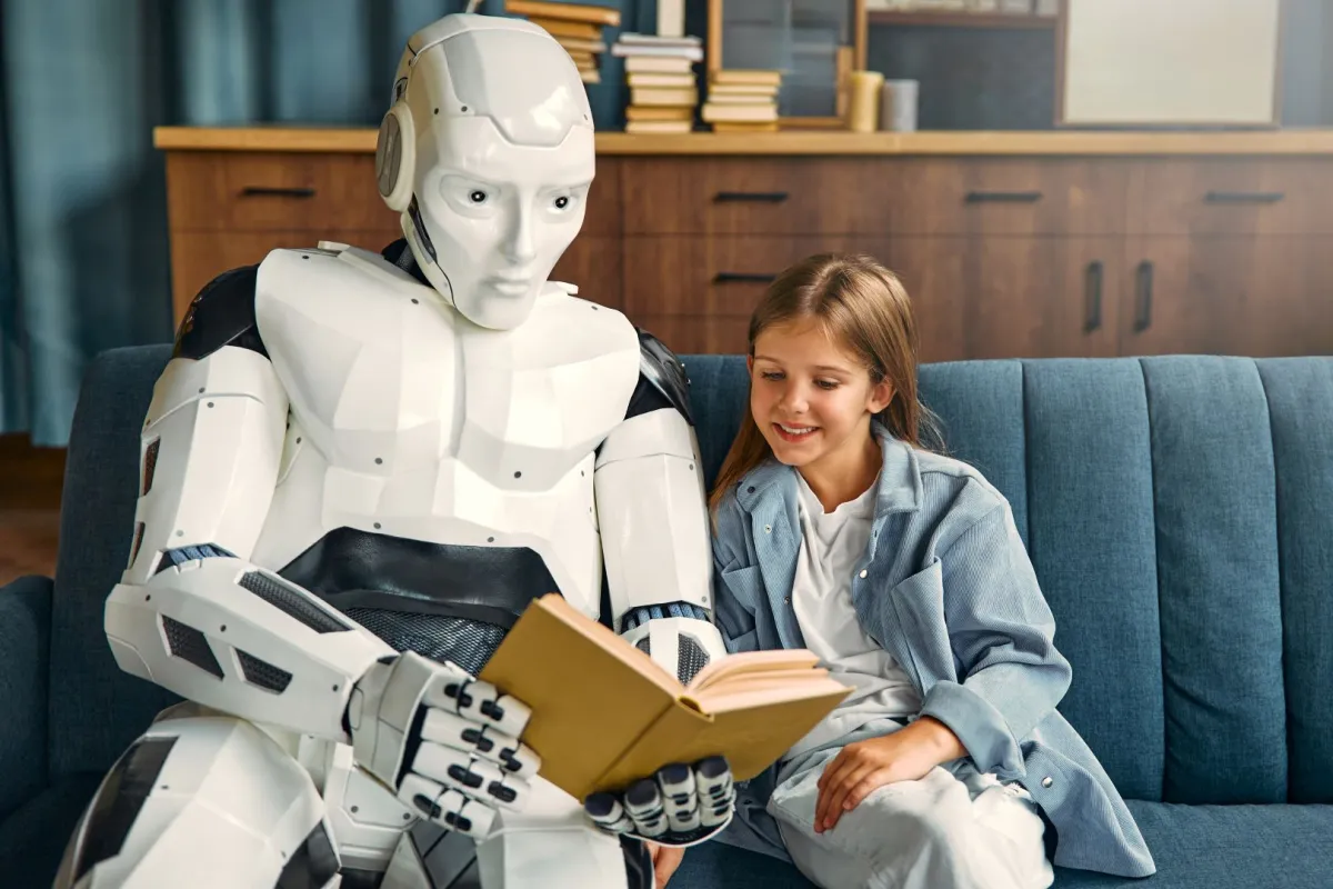 صورة الصداقة مع الروبوت