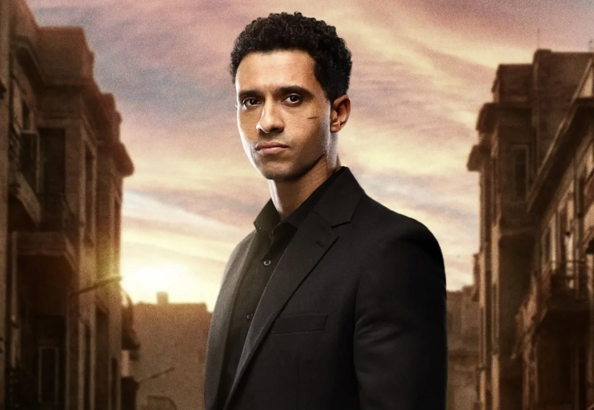 عصام عمر على الملصق الدعائي لبطل العالم- الصورة من الركز الإعلامي للمسلسل