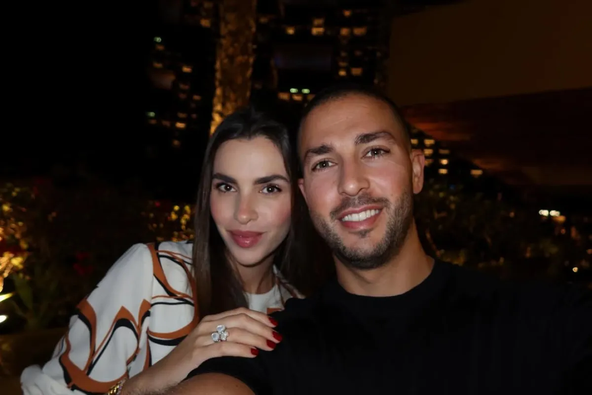 سيليو صعب وزين قطامي- الصورة من حسابها على إنستغرام