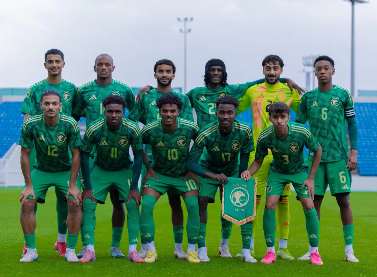 المنتخب السعودي للشباب تحت 19 عاماً (الصورة من الموقع الرسمي للاتحاد السعودي لكرة القدم)