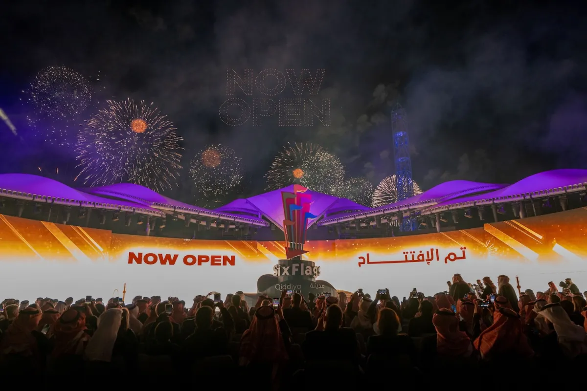 من حفل الافتتاح الرسمي لمتنزه "Six Flags مدينة القدية"