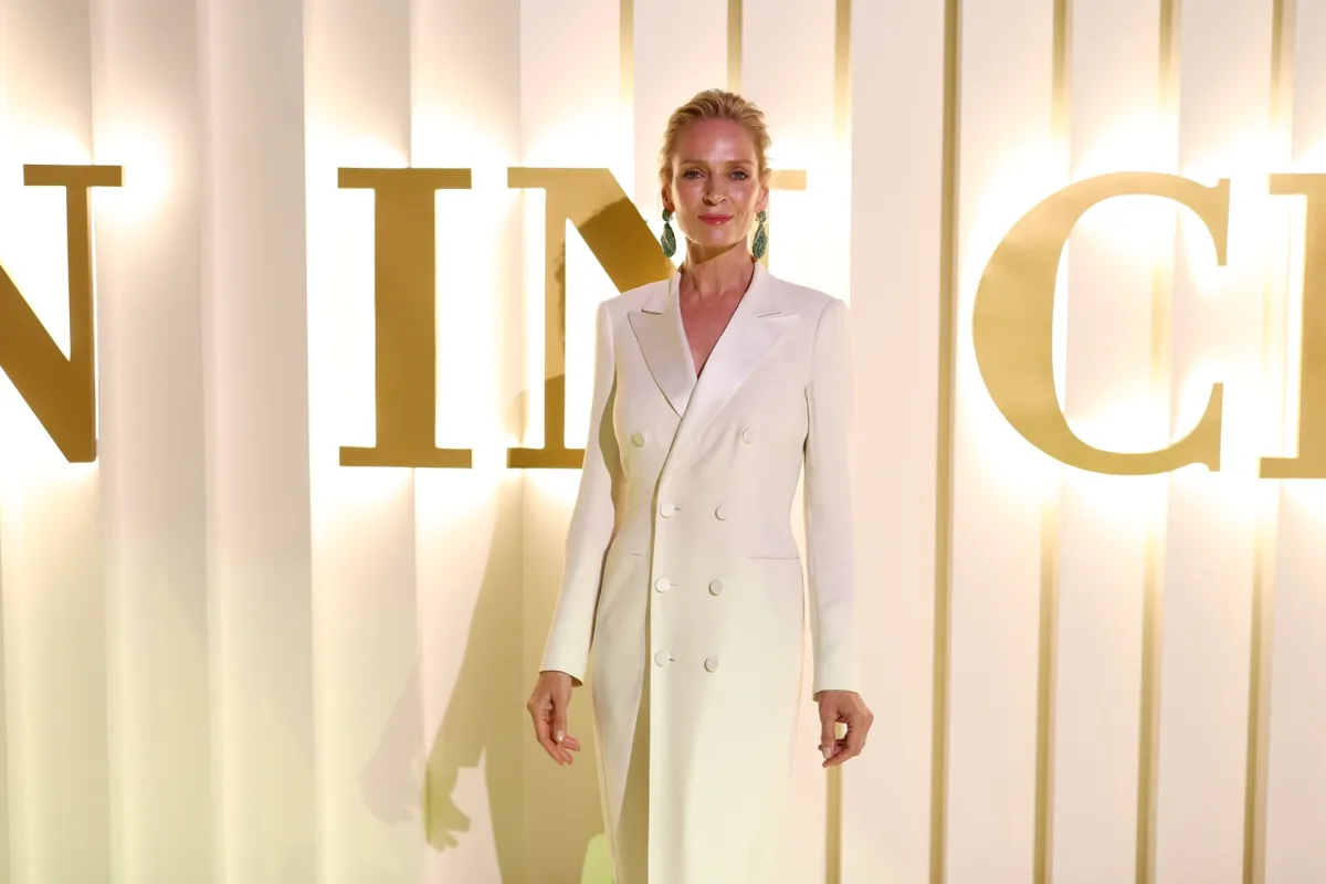 أوما ثورمان Uma Thurman ضمن فعالية المرأة في السينما (مصدر الصورة:  Tim P. Whitby/Getty Images for The Red Sea International Film Festival)