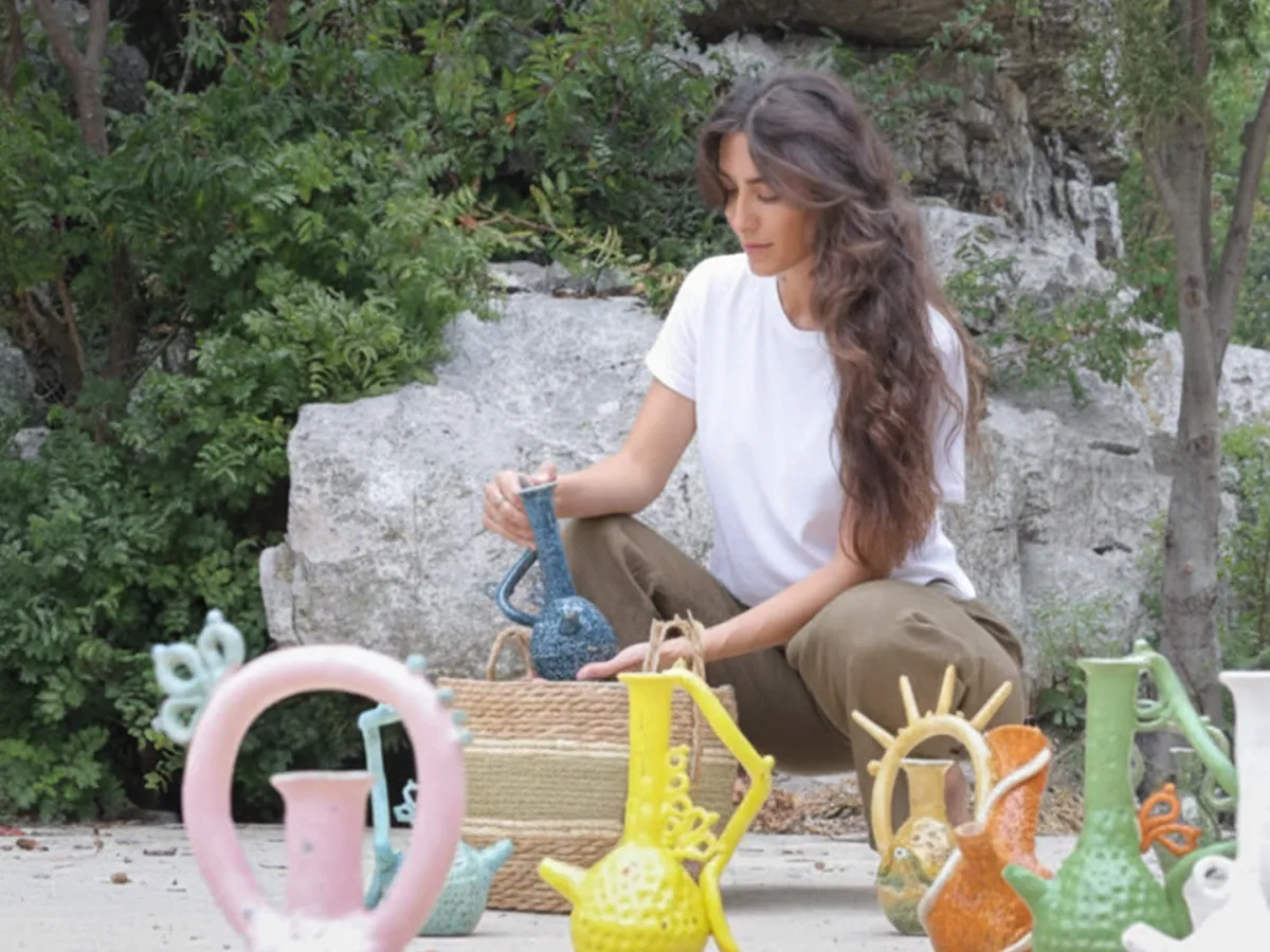 فنانة الخزف اللبنانية ماغالي الشمالي