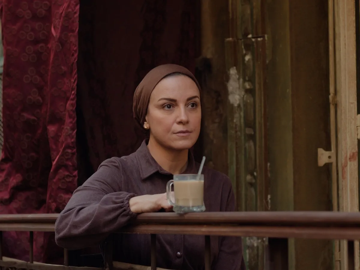 ريهام عبد الغفور بشخصيتها فى مسلسل حكاية نرجس - الصورة من الشركة المنتجة