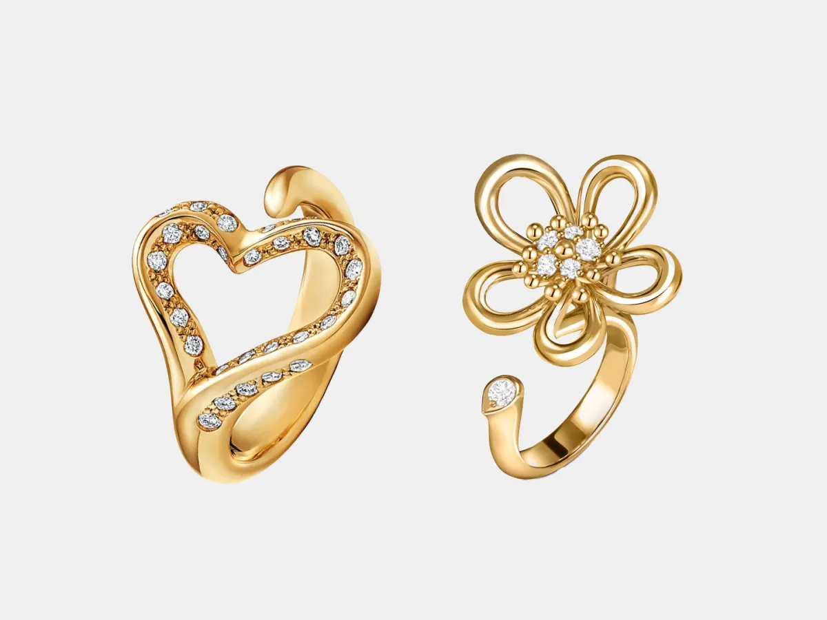 خواتم ذهب مفتوحة 