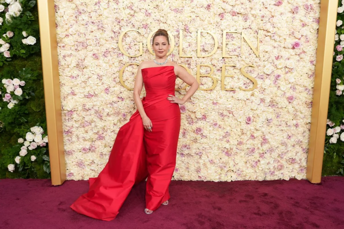 ريا أبي راشد خلال حفل توزيع جوائز غولدن غلوب82 - مصدر الصورة: John Nacion/GG2025/Penske Media via Getty Images