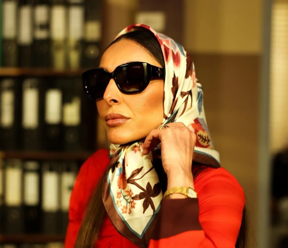 فاطمة الصفي من كواليس مسلسل الغميضة - الصورة من حسابها على إنستغرام