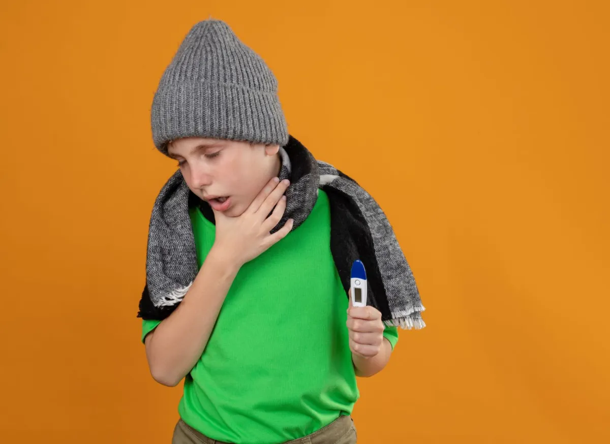 صورة لطف لمصاب بالرشح والسعال