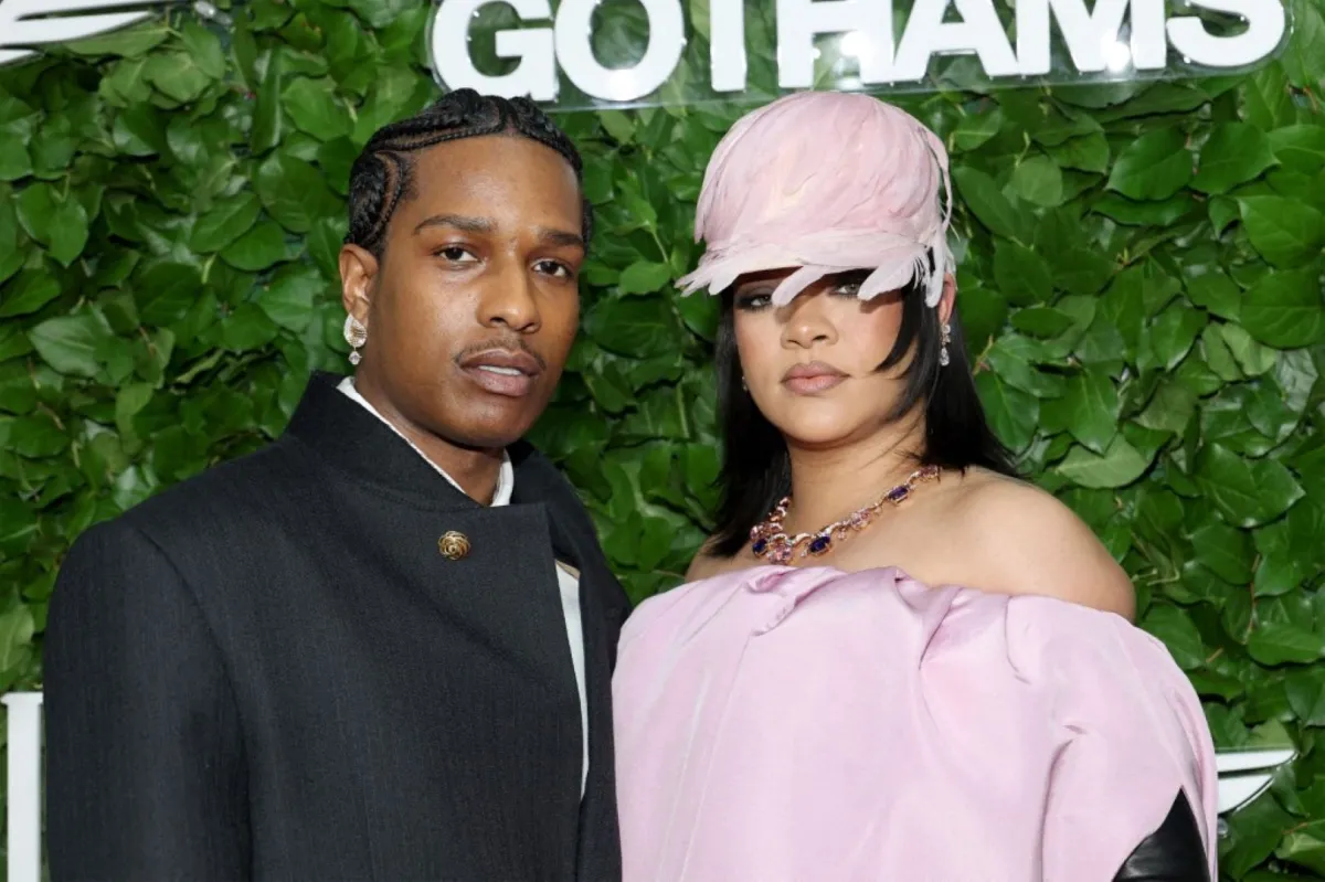 ريهانا Rihanna وآساب روكي A$AP Rocky في حفل توزيع جوائز غوثام 2025. مصدر الصورة: Mike Coppola/Getty Images for The Gotham Film & Media Institute /AFP