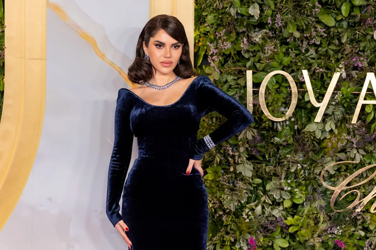 نجود الرميحي في حفل Joy Awards 2026- الصورة من المكتب الإعلامي لهيئة الترفيه