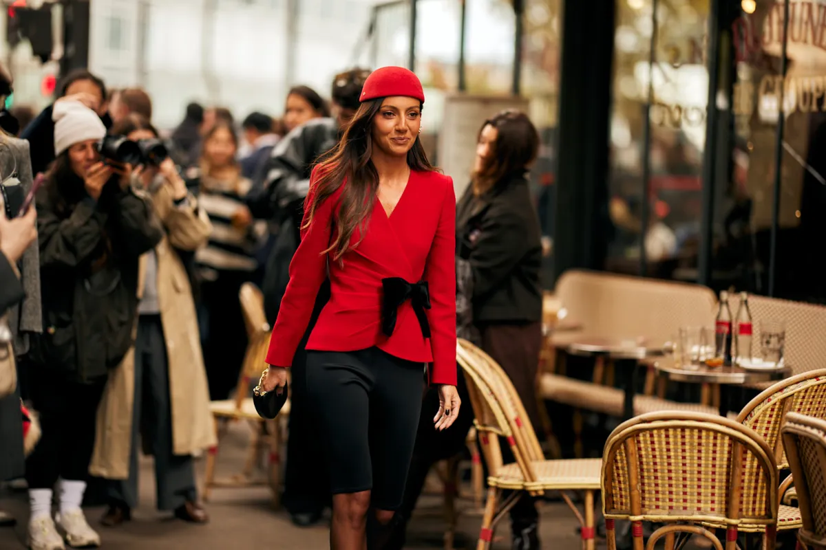 البليزر الأحمر - الصورة من Launchmetrics/Spotlight ©