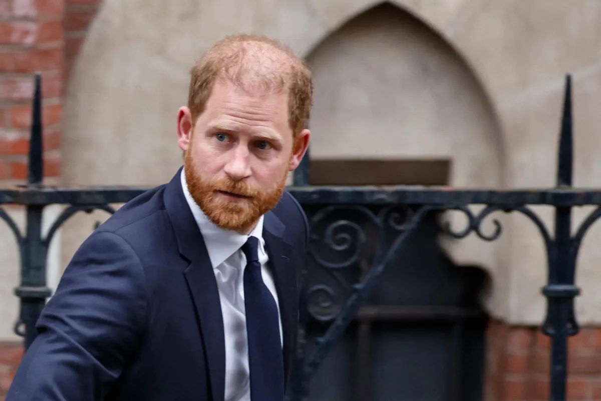 الأمير هاري في المحكمة العليا بلندن (Prince Harry at the High Court in London). مصدر الصورة:BROOK MITCHELL / AFP