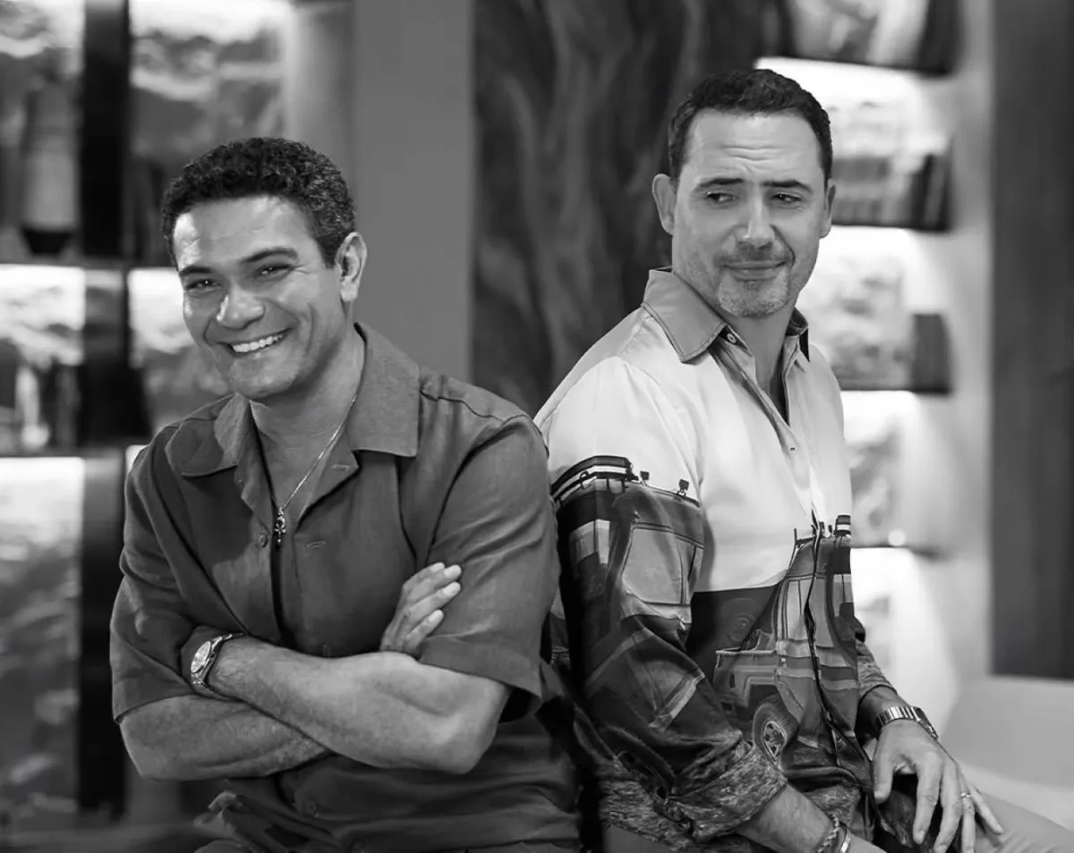 آسر ياسين وظافر عابدين- الصورة من صفحة الفنان آسر ياسين على إنستغرام