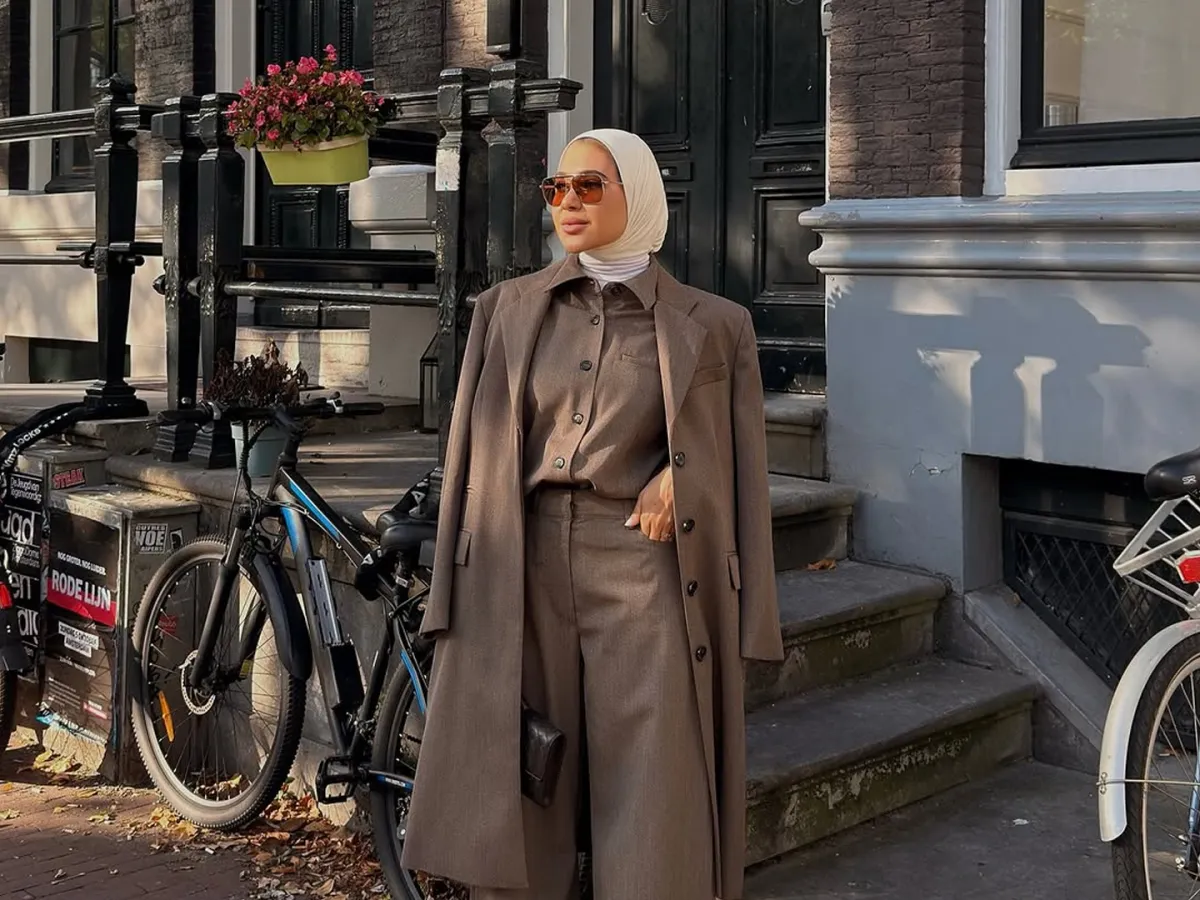 مدونة الموضة منة نبيل - الصورة من حسابها على إنستغرام