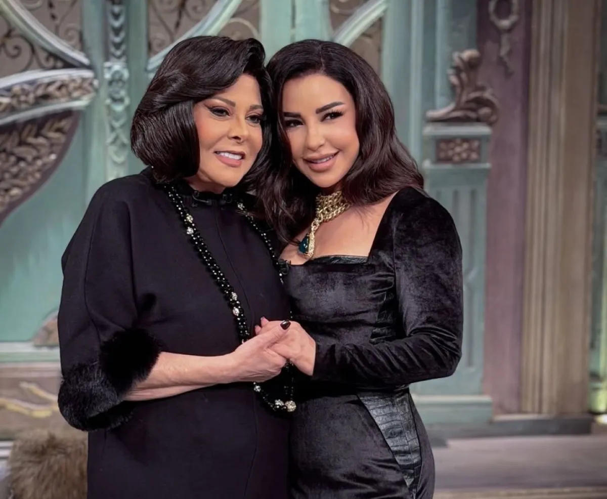 ماغي بو غصن مع إسعاد يونس من حلقتها في برنامج "صاحبة السعادة" - الصورة من حساب ماغي على إنستغرام