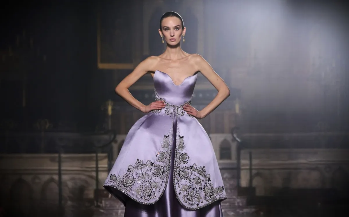  جورج حبيقة Georges Hobeika لأسبوع الهوت كوتور ربيع وصيف 2026- الصورة من Launchmetrics/Spotlight ©