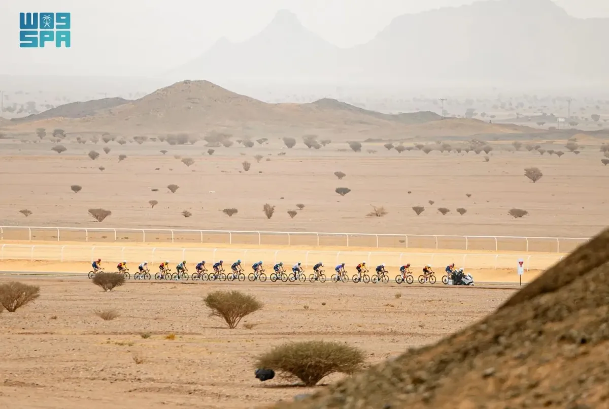 النسخة السادسة من طواف العلا. الصورة من وكالة الأنباء السعودية "واس"