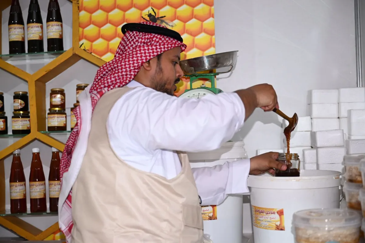 معرض عسل جازان 2026. الصورة من الحساب الرسمي لمهرجان جازان على منصة x