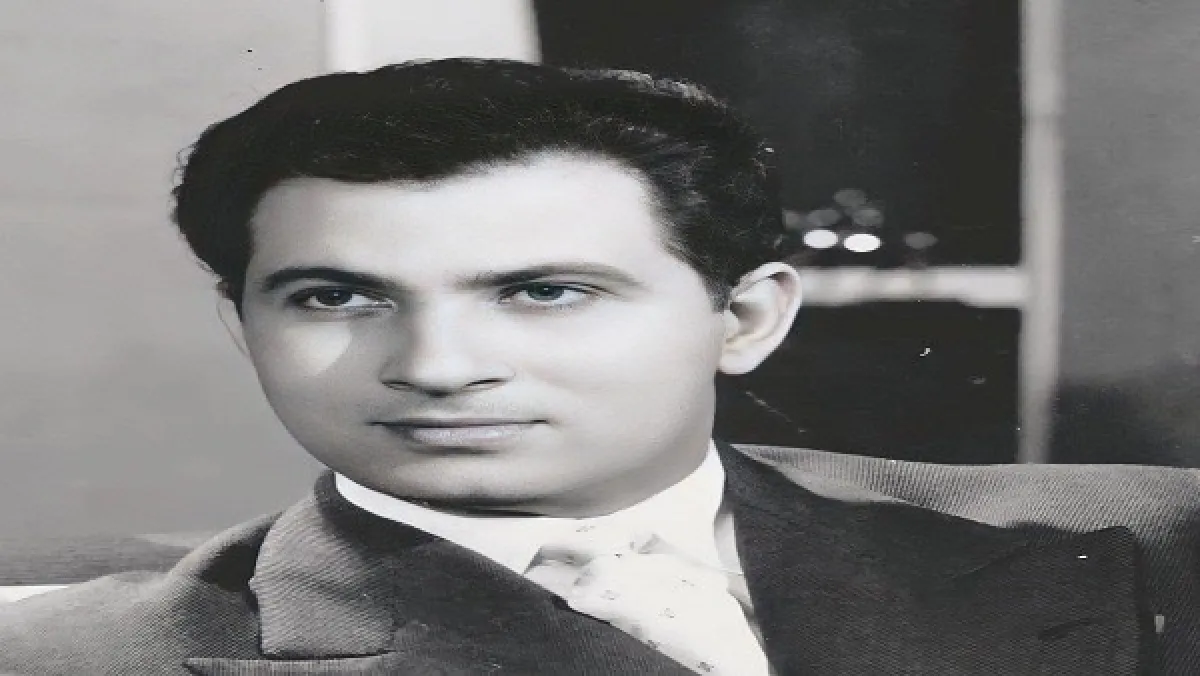 صورة للفنان عمر الحريري في فترة الشباب - الصورة من ابنته ميريت