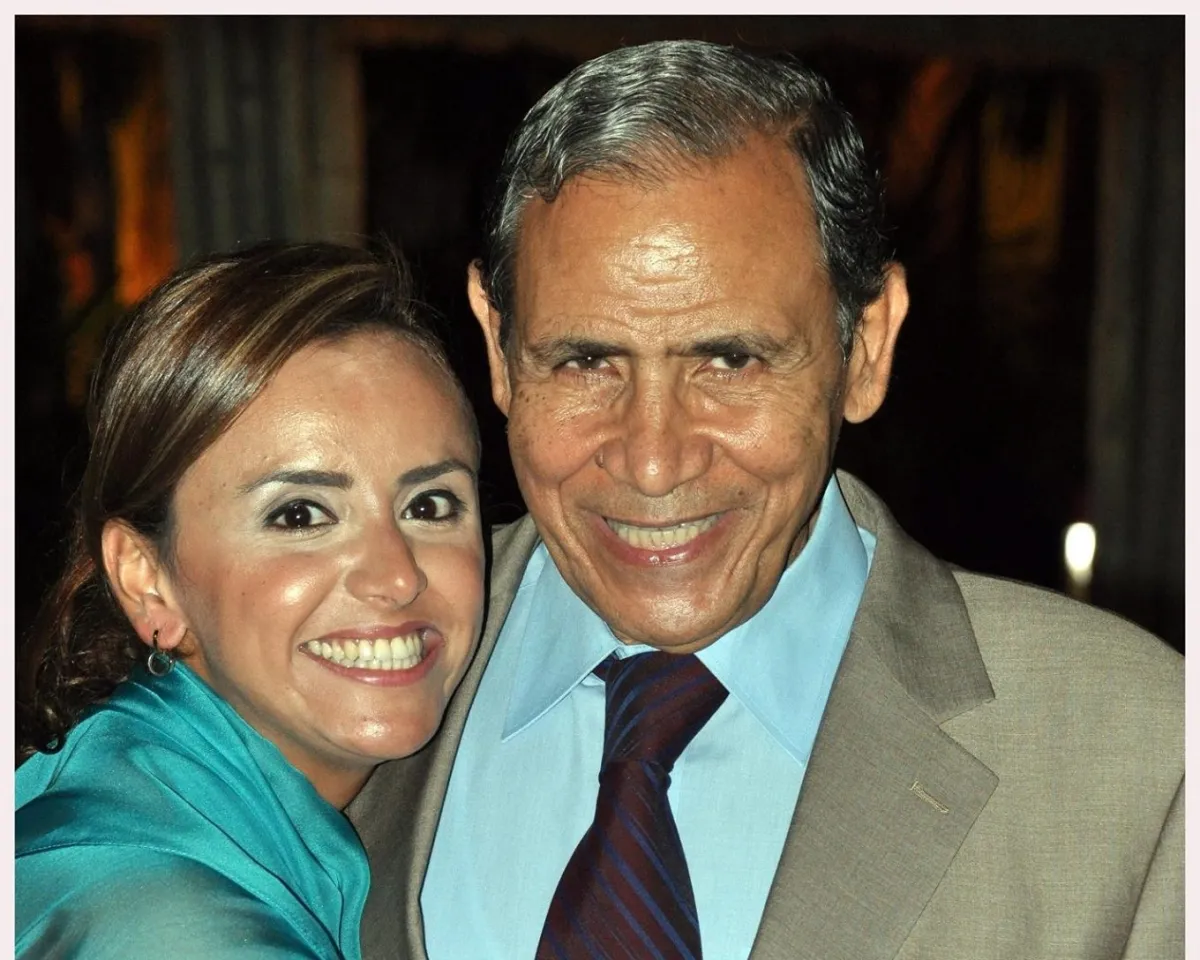 علا رشدي ووالدها الراحل - الصورة من حسابها على انستغرام