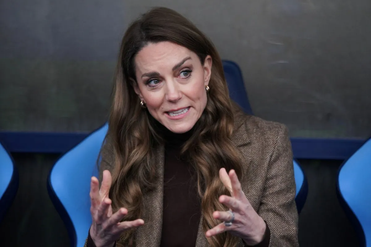 أميرة ويلز، خلال زيارتها لنادي ويكفيلد ترينيتي - مصدر الصورة Ian Hodgson / POOL / AFP