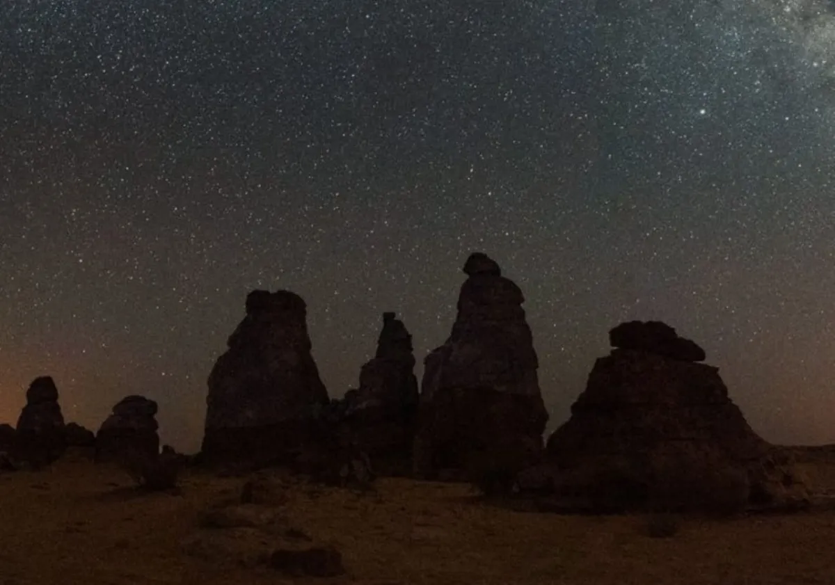 سماء العلا- الصورة من حساب الهيئة الملكية لمحافظة العُلا على "إكس"