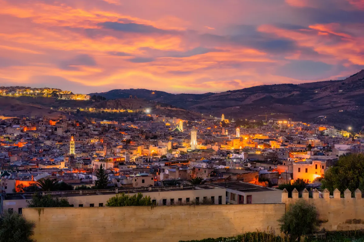 منظر الغروب في مدينة فاس (chain45154 /Getty Images)