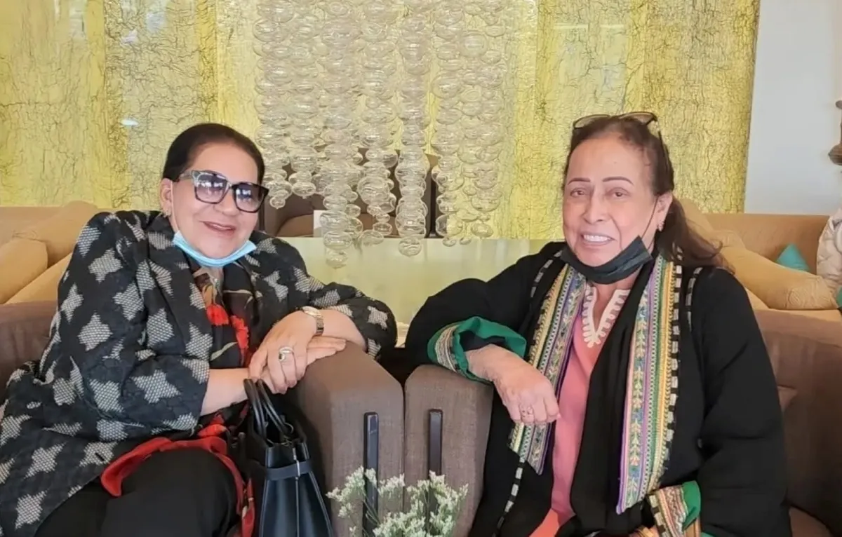 حياة الفهد وسعاد عبدالله- الصورة من حساب حياة على الانستغرام