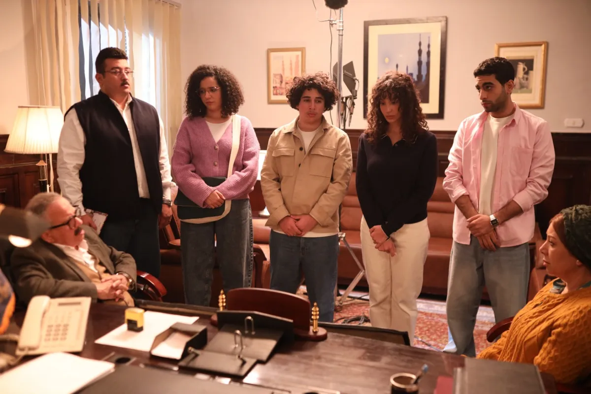 كواليس مسلسل بيت بابا - الصورة من صحفة سليم الترك على فيس بوك