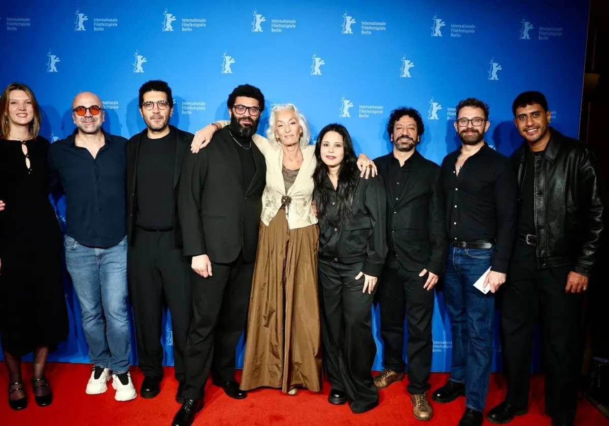 عرض عالمي أول ناجح لفيلم خروج آمن- الصورة من المركزالإعلامي للفيلم