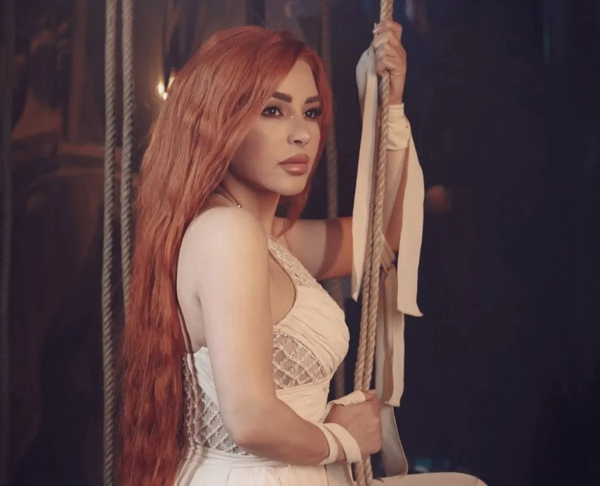 ماغي بوغصن على ملصق دعائي لمسلسل بالحرام- الصورة من حسابها على إنستغرام