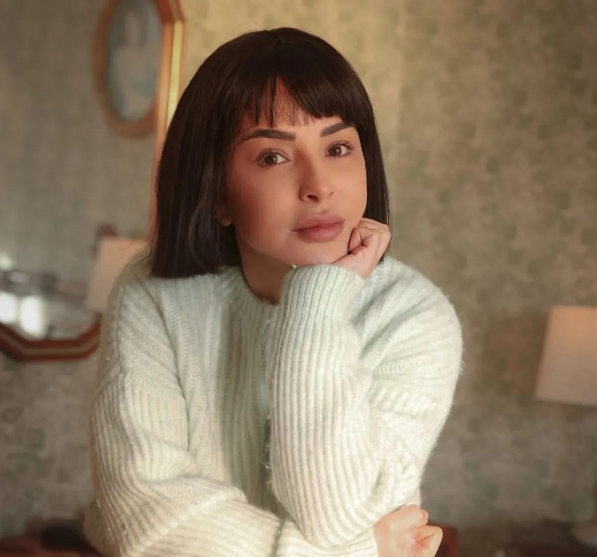 ماغي بوغصن في كواليس مسلسل بالحرام - الصورة من صفحتها على انستغرام