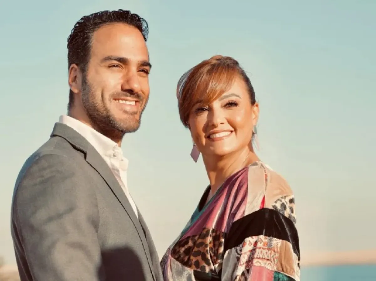 بشرى وخالد حميدة- الصورة من حساب بشرى على إنستغرام